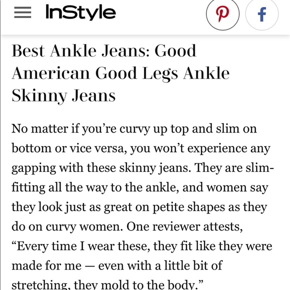 NWT Good American Good Legs High Rise Skinny Jeans Size 0 $171 - Picture 10 of 15